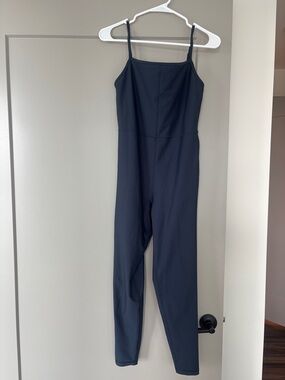 Old Navy Navy Spaghetti Strap Jumpsuit